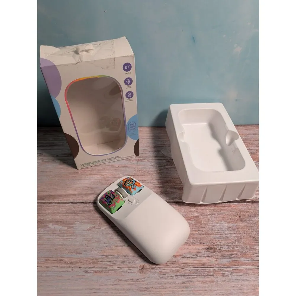 Novelty Keycap Wireless Mouse - Dual Mode (Bluetooth/2.4GHz) & Rechargeable